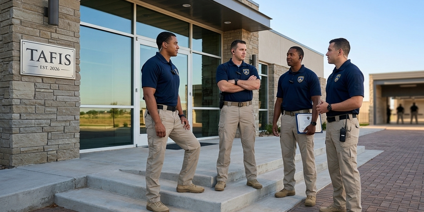 TAFIS security training academy facility Texas